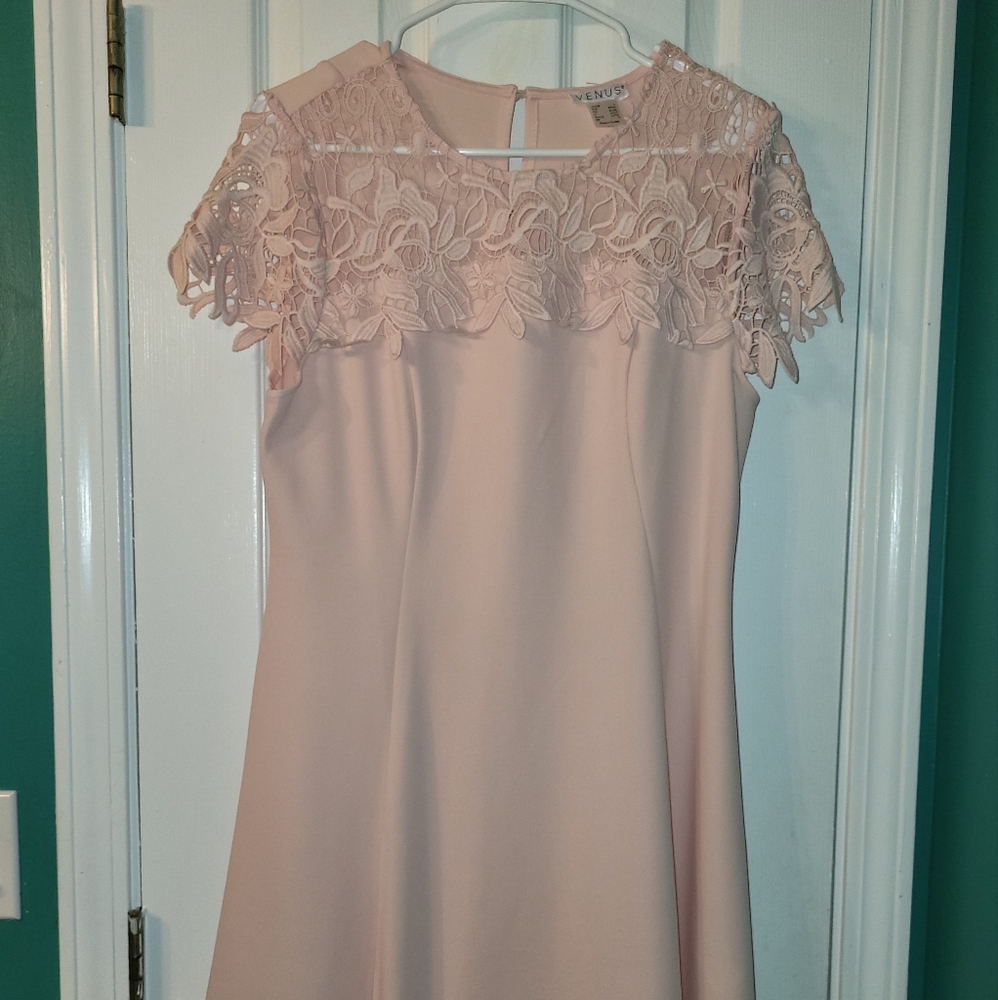 Pink casual dress